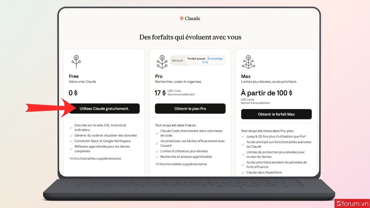 Bạn có thể nâng cấp tài khoản trên Claude AI để sử dụng các tính năng nâng cao