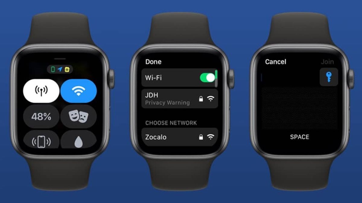Kết nối wifi trên Apple Watch