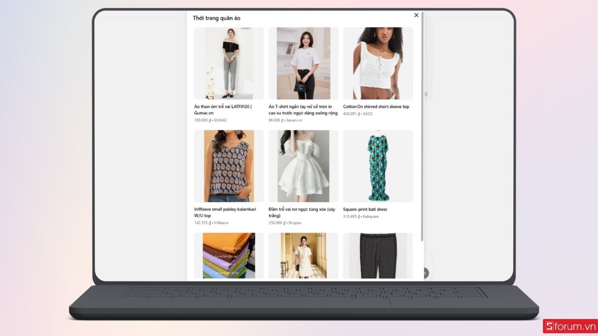 Lướt xuống dưới để xem danh sách đề xuất