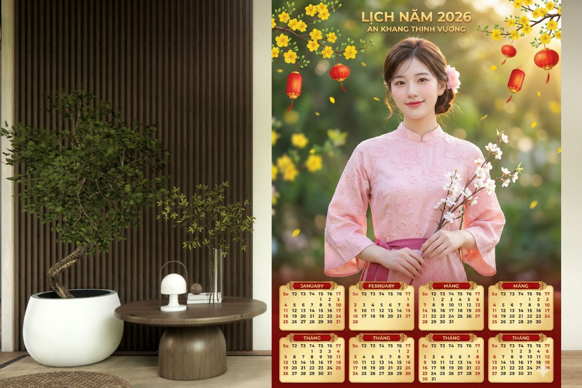 Lịch năm 2026 An Khang Thịnh Vượng 