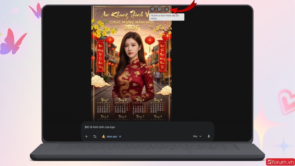 Tải ảnh về nếu đã ưng ý