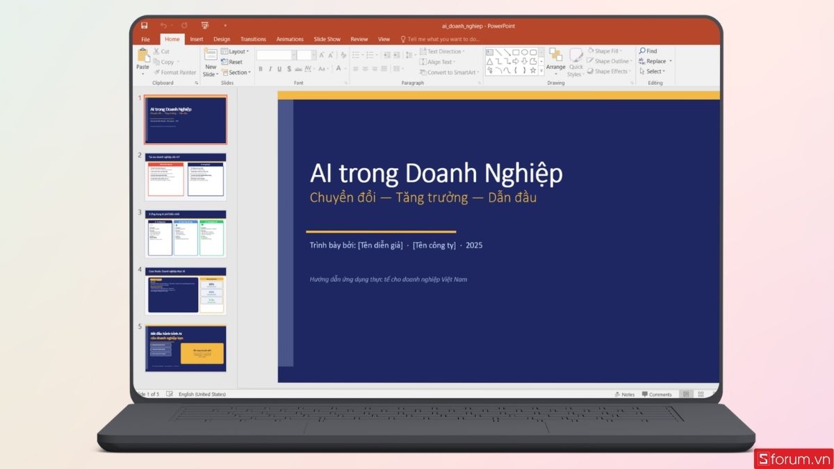 Bạn có thể xem PP và điều chỉnh nội dung