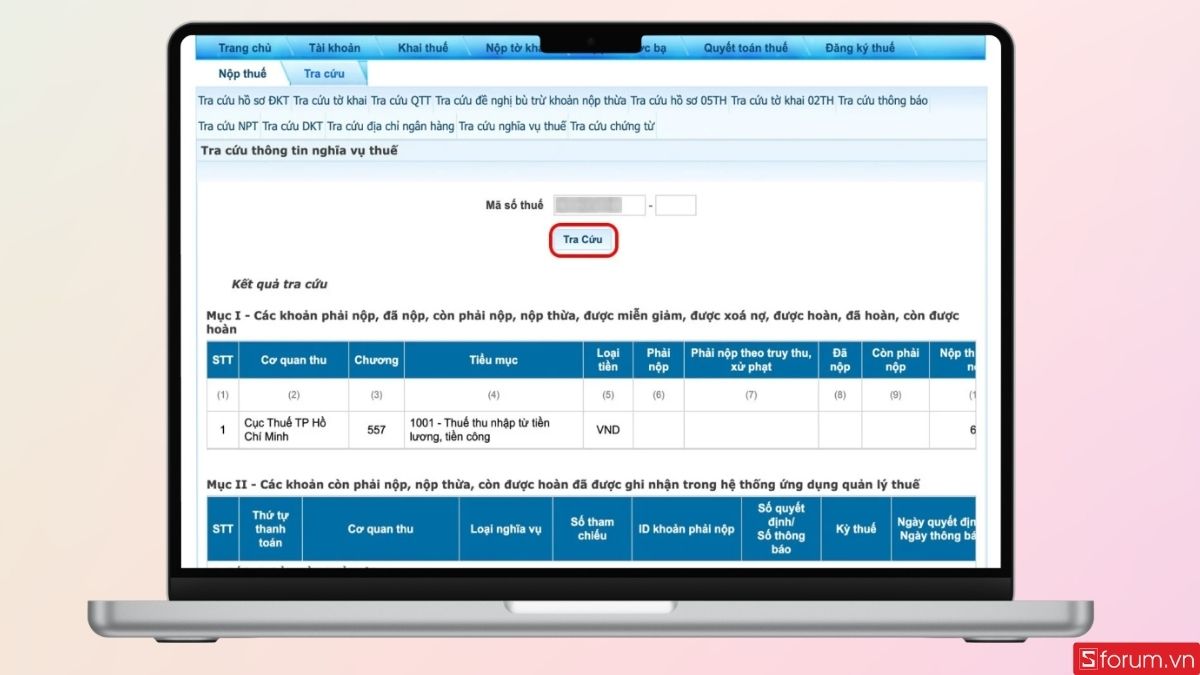Xem kết quả hiển thị đầy đủ như hình