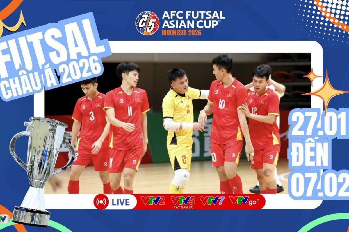 Các kênh phát trực tuyến AFC Futsal ASIAN 2026