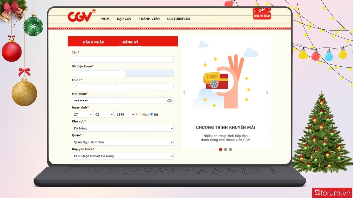 Nếu chưa có tài khoản, các bạn hãy đăng ký tài khoản mới