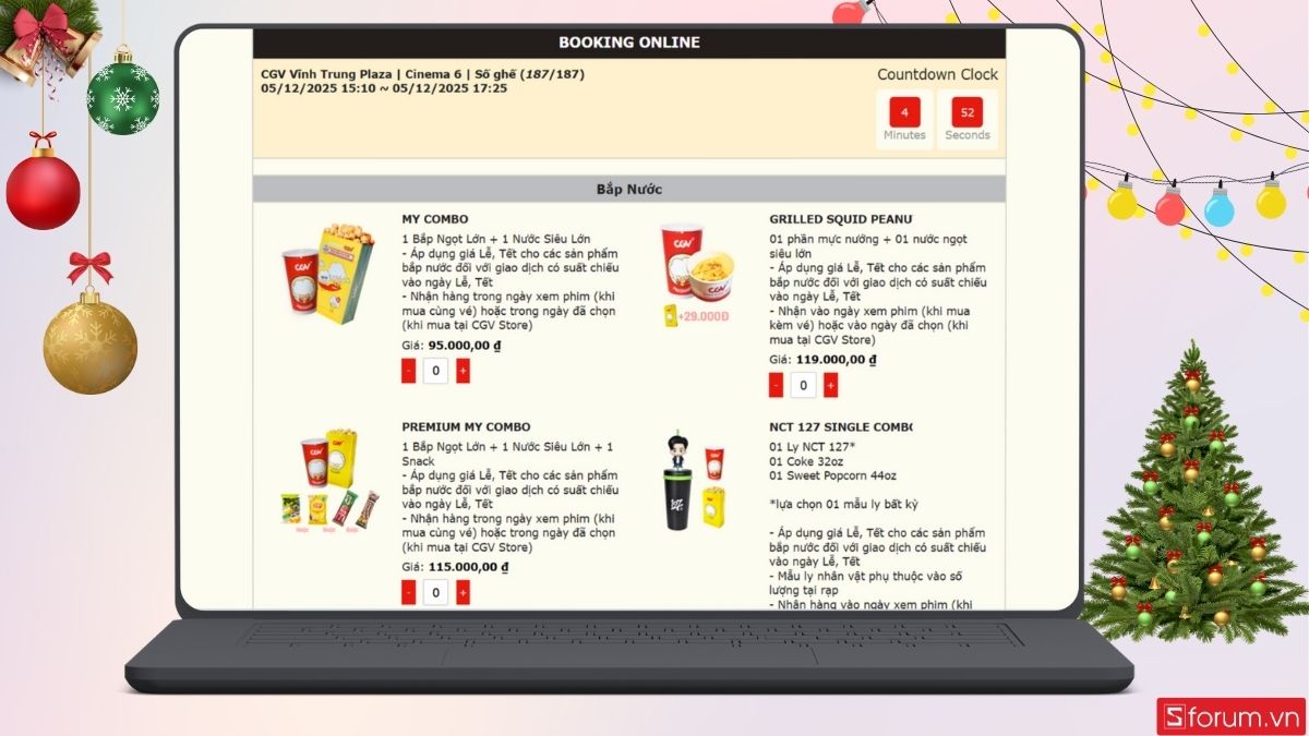 Lựa chọn combo dịch vụ bạn muốn