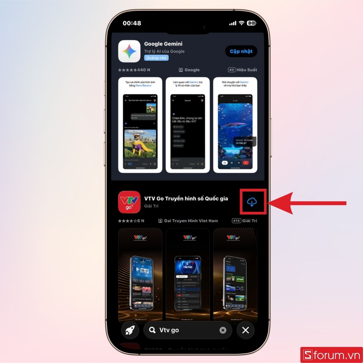 Tải ứng dụng VTV Go về điện thoại
