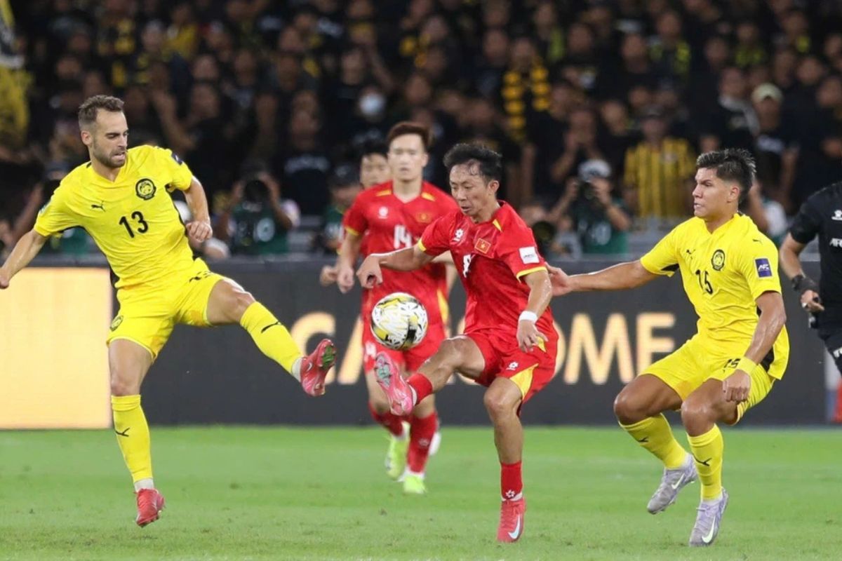Trận đấu giữa ĐT Việt Nam và Malaysia
