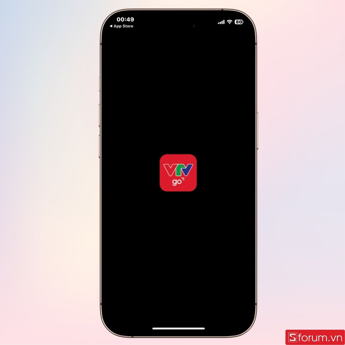 Mở ứng dụng VTV Go trên điện thoại
