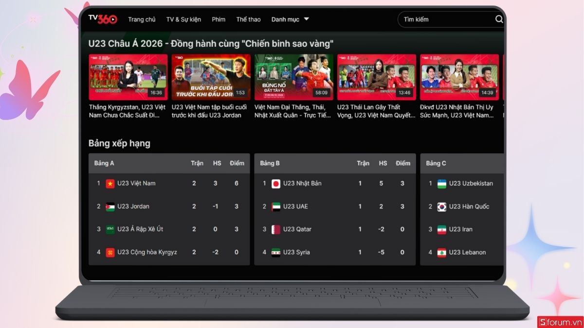 Xem đầy đủ thông tin và lịch trình của giải