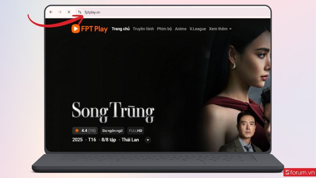 Truy cập nhanh vào trang web FPT Play