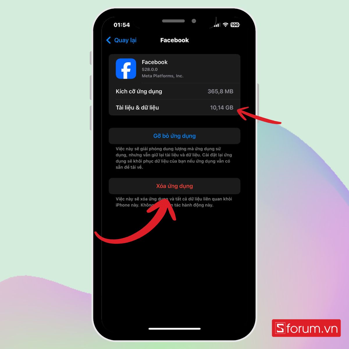 Cách xoá bộ nhớ đệm trên iPhone bước 4