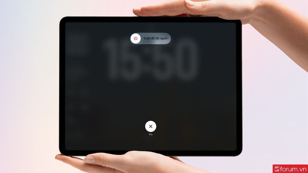 Thử khởi động lại iPad của bạn