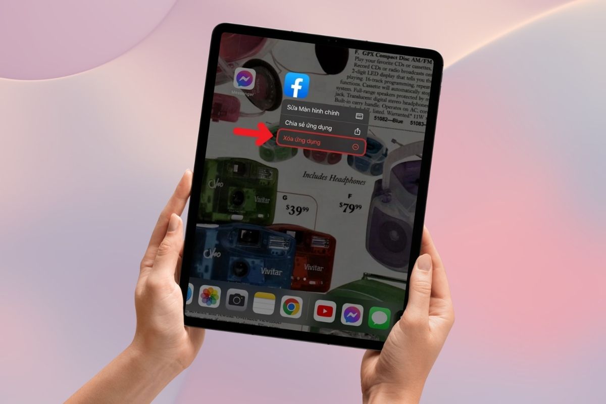 Lưu ý chung khi bạn xóa ứng dụng trên iPad