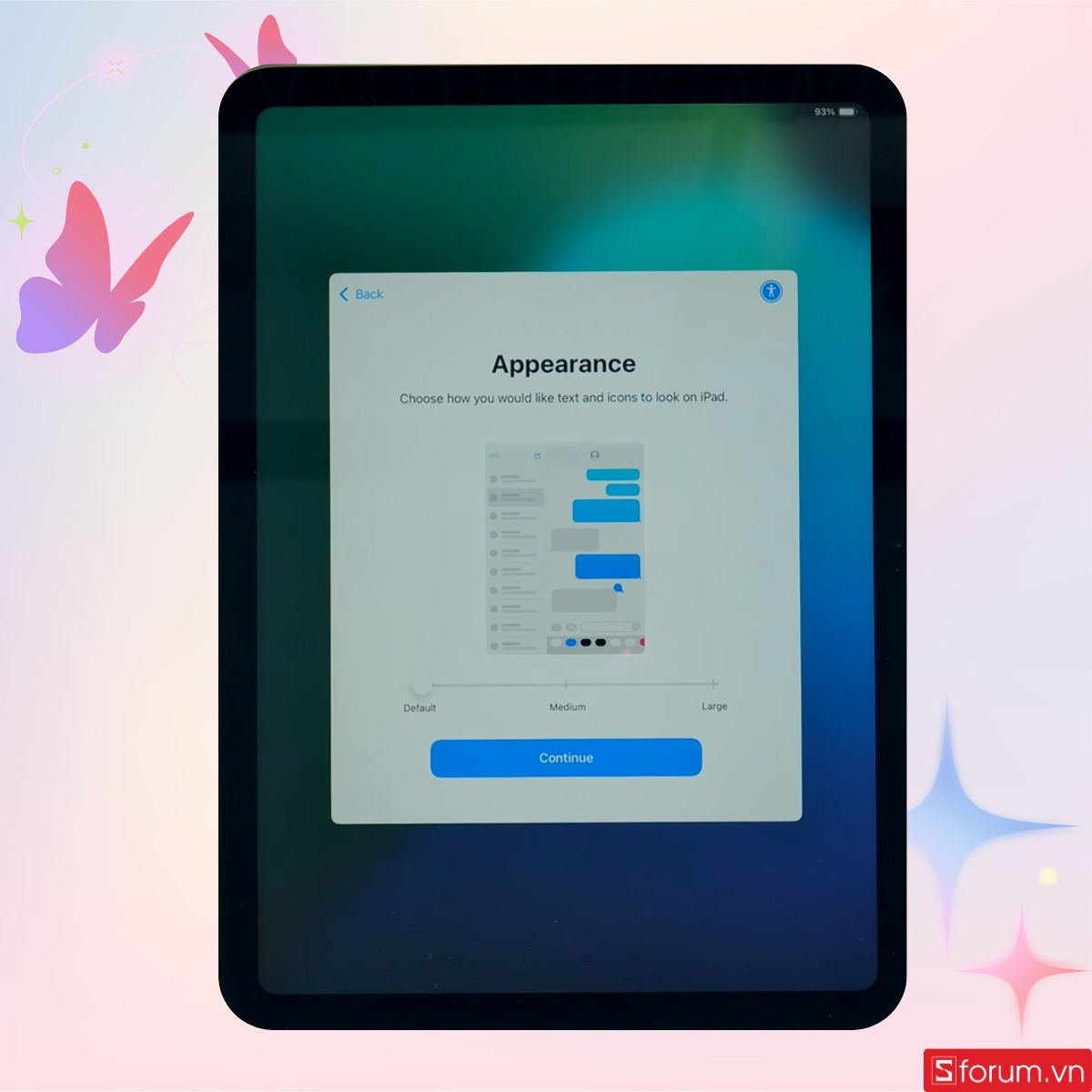 Thiếp lập độ sáng màn hình iPad