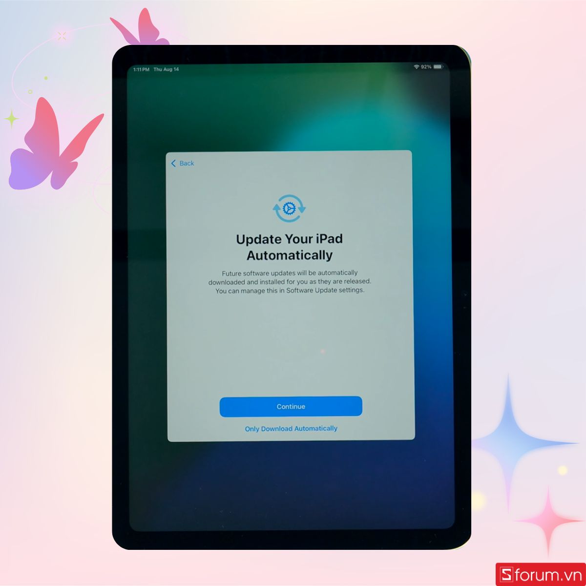 Update iPad của bạn