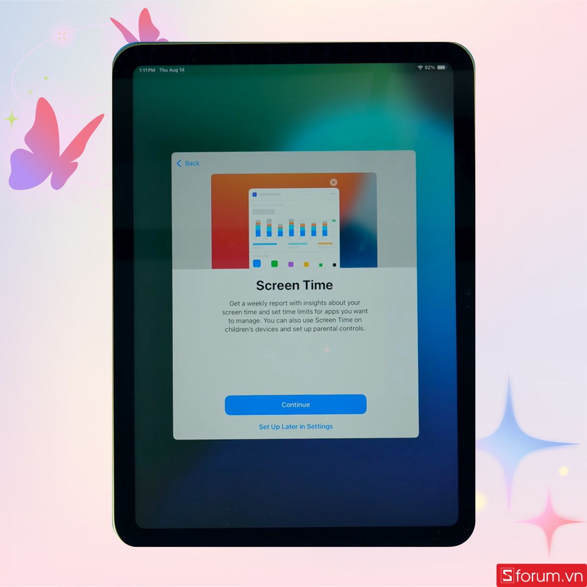Thiết lập Screen Time