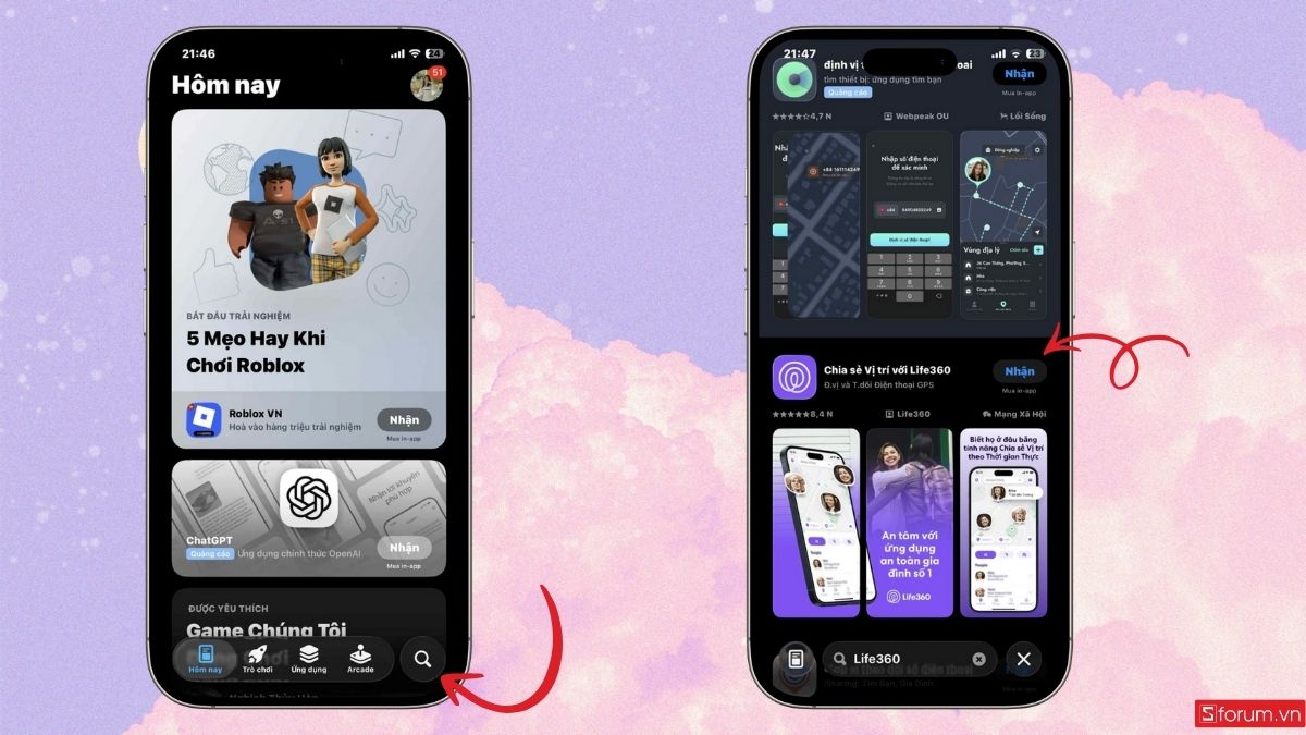 Tải ứng dụng Life360