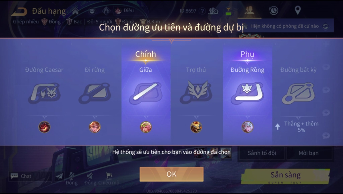 Tối ưu hệ thống trận đấu