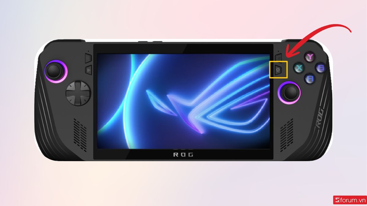 Nhấn giữ nút vật lý để mở Armoury Crate SE