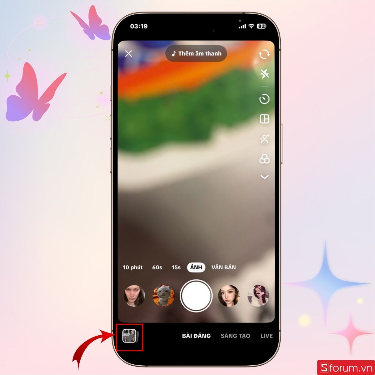 Tải ảnh lên TikTok