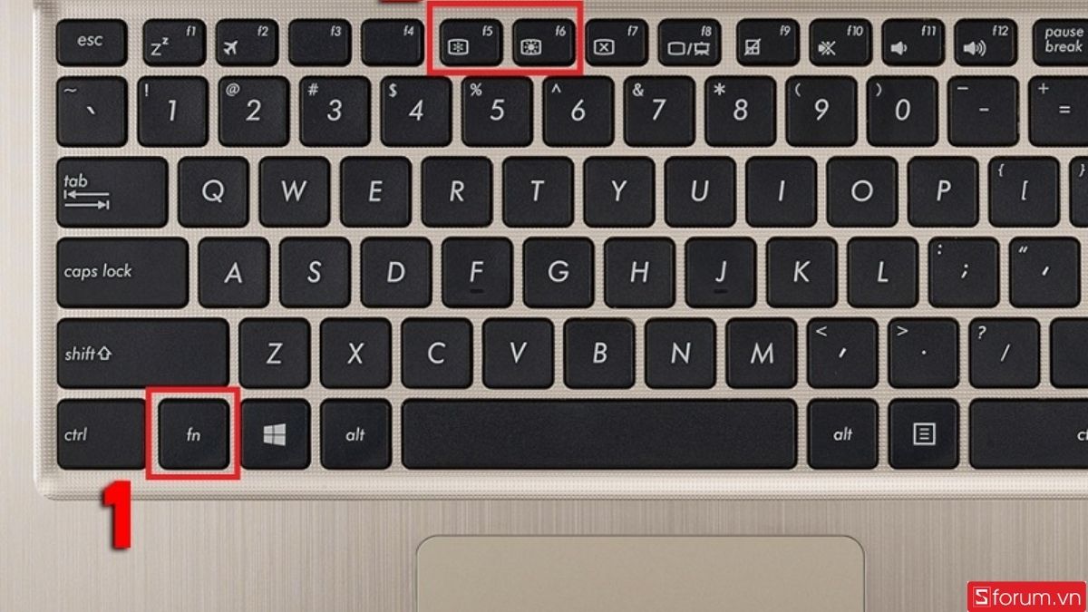 Điều chỉnh độ sáng nhanh bằng phím tắt