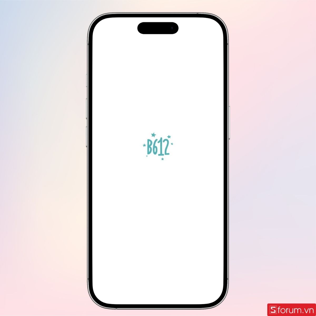 Mở ứng dụng B612