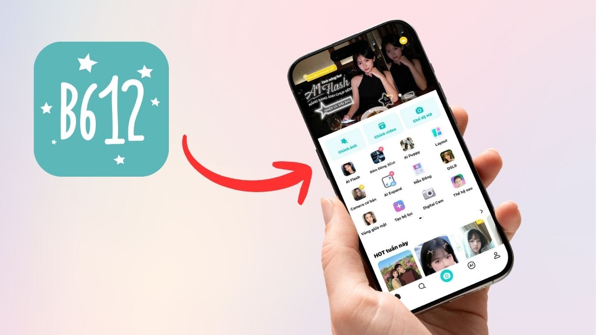 Chỉnh sáng ảnh bằng AI Flash B612 chi tiết và đẹp nhất Chỉnh sáng ảnh bằng AI Flash B612 chi tiết và đẹp nhất