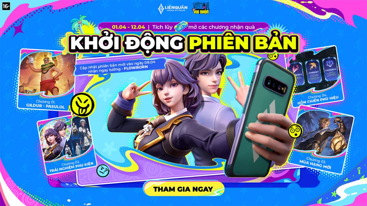 Liên Quân mùa S2 2026 có những thay đổi gì trong bản update Lễ Hội 5vs5 ngày 8/4?