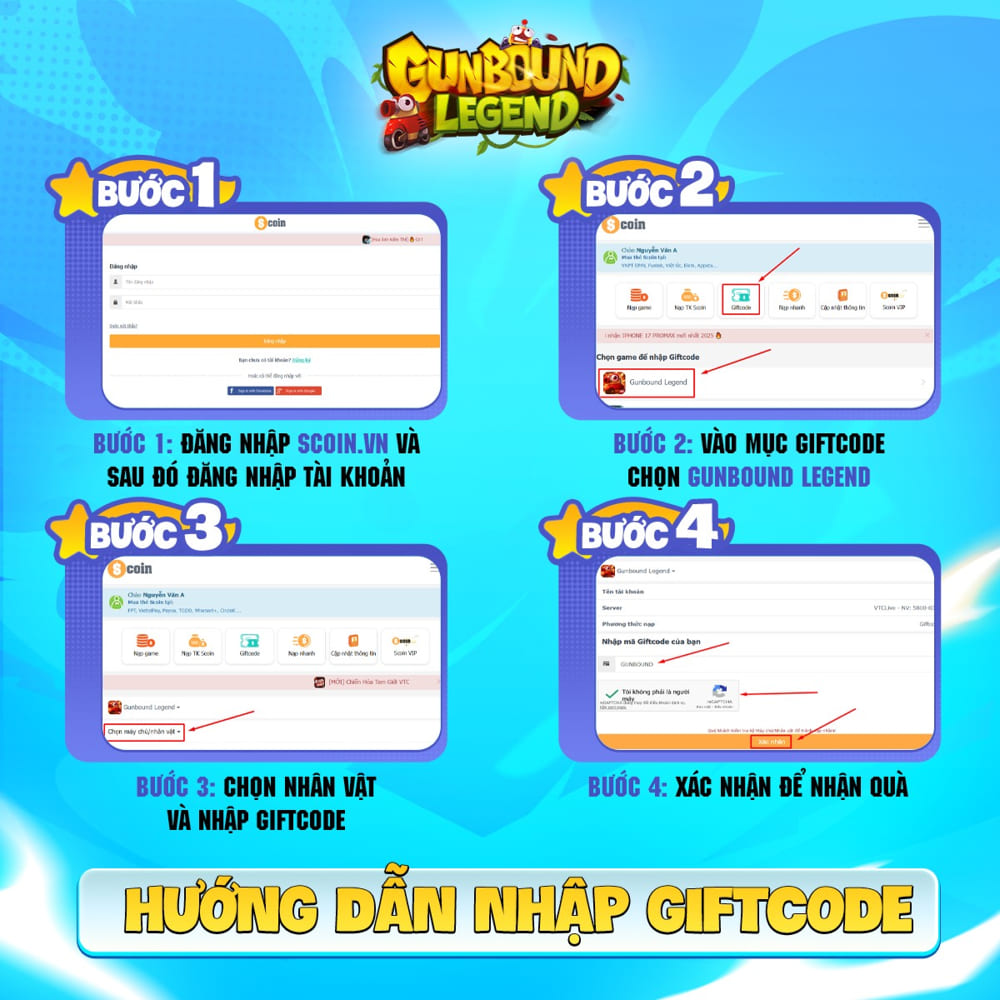 Truy cập link và đăng nhập tài khoản vào game