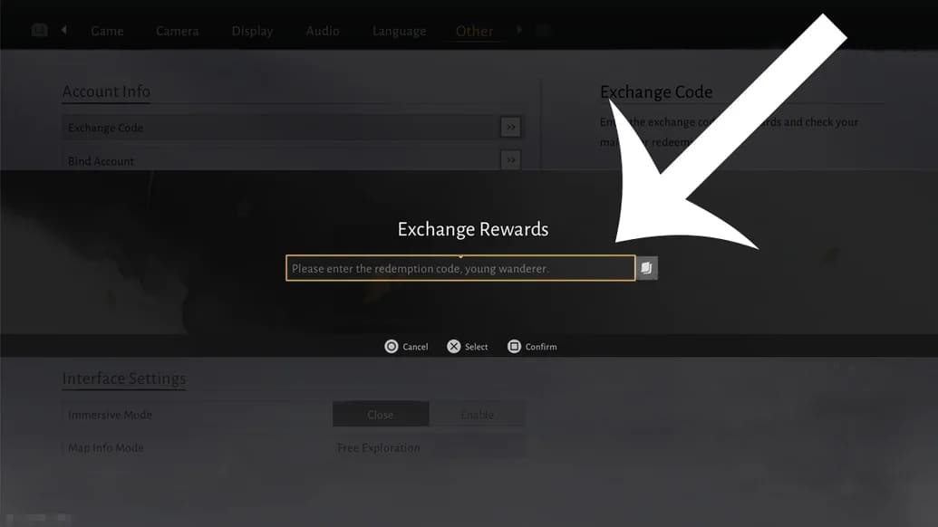 Nhập code vào đây