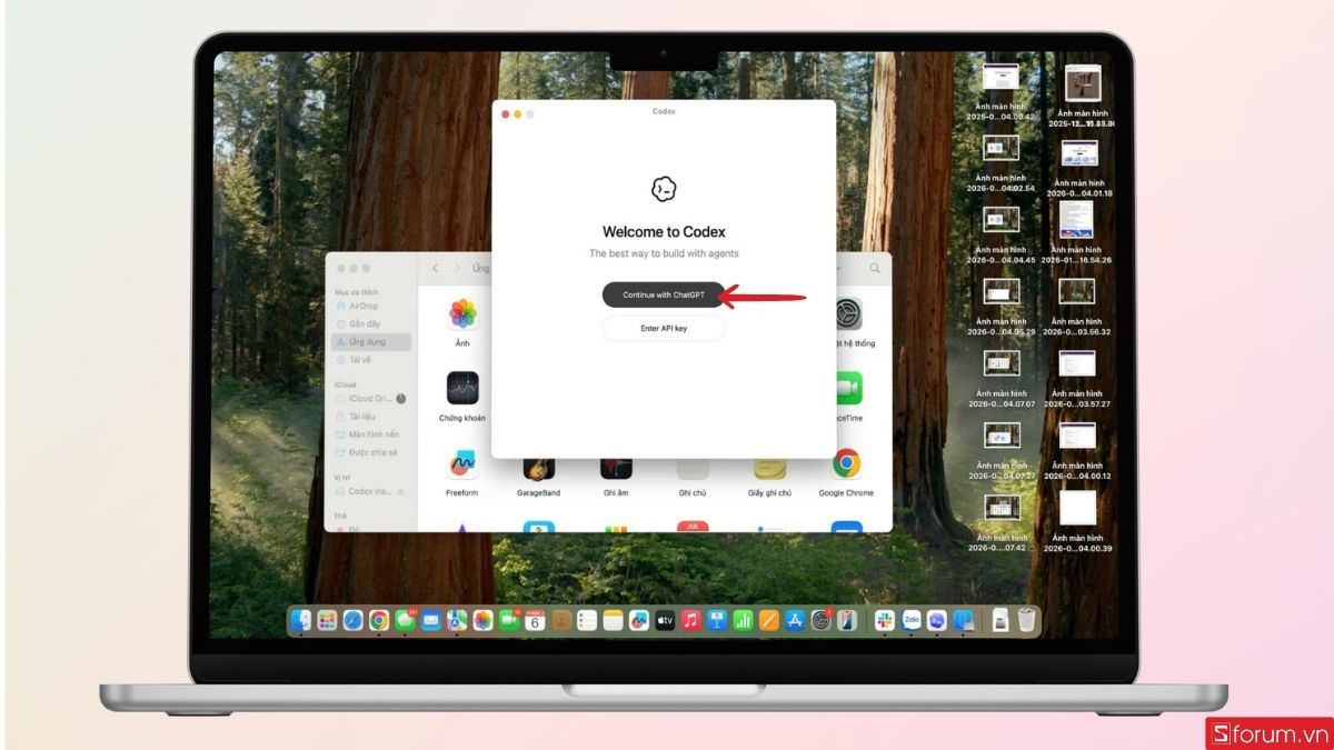 Đăng nhập tài khoản vào OpenAI