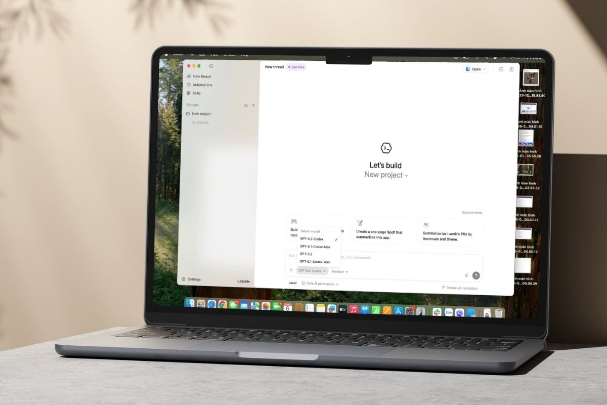 Lưu ý chung khi dùng Codex trên MacOS