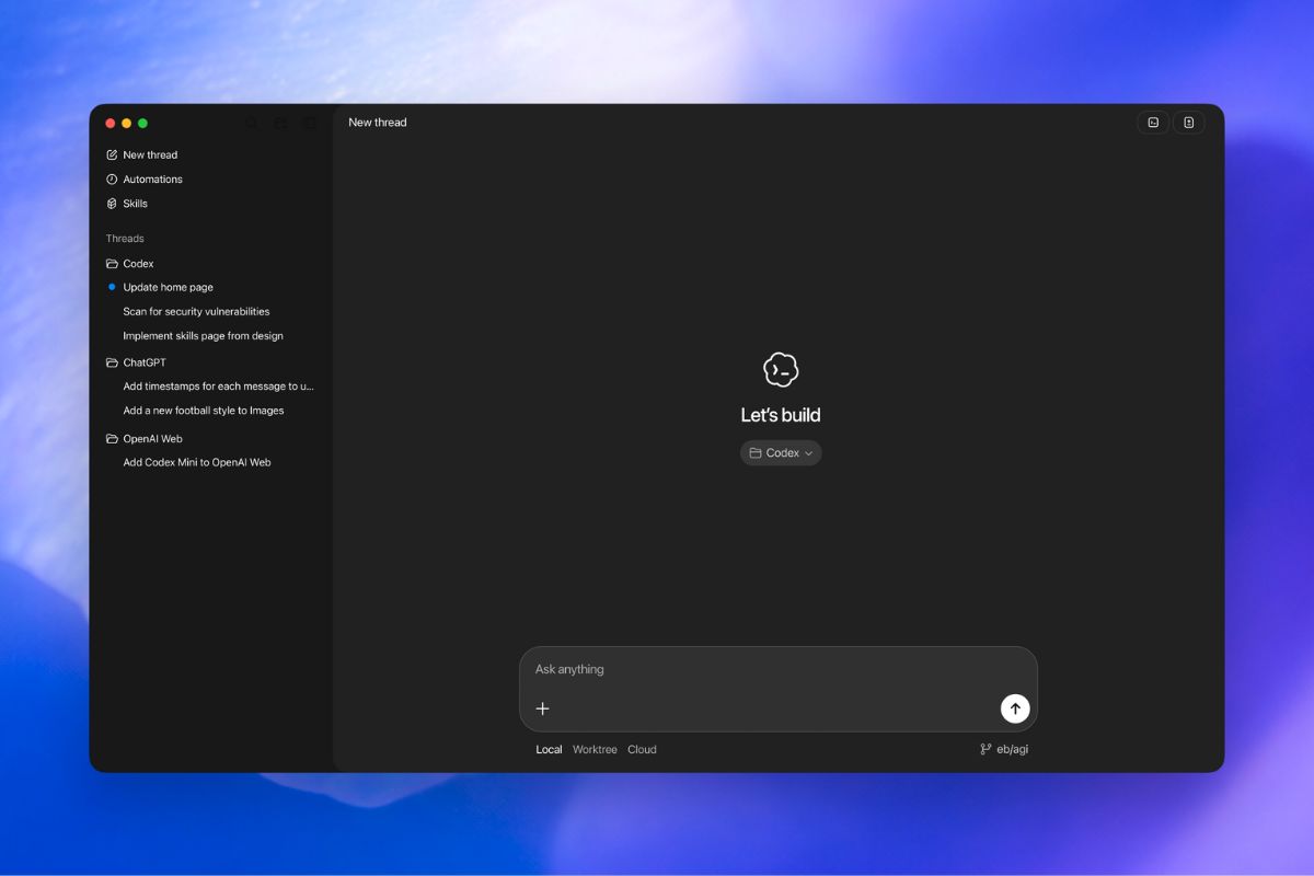 Codex app có tính bảo mật cực cao