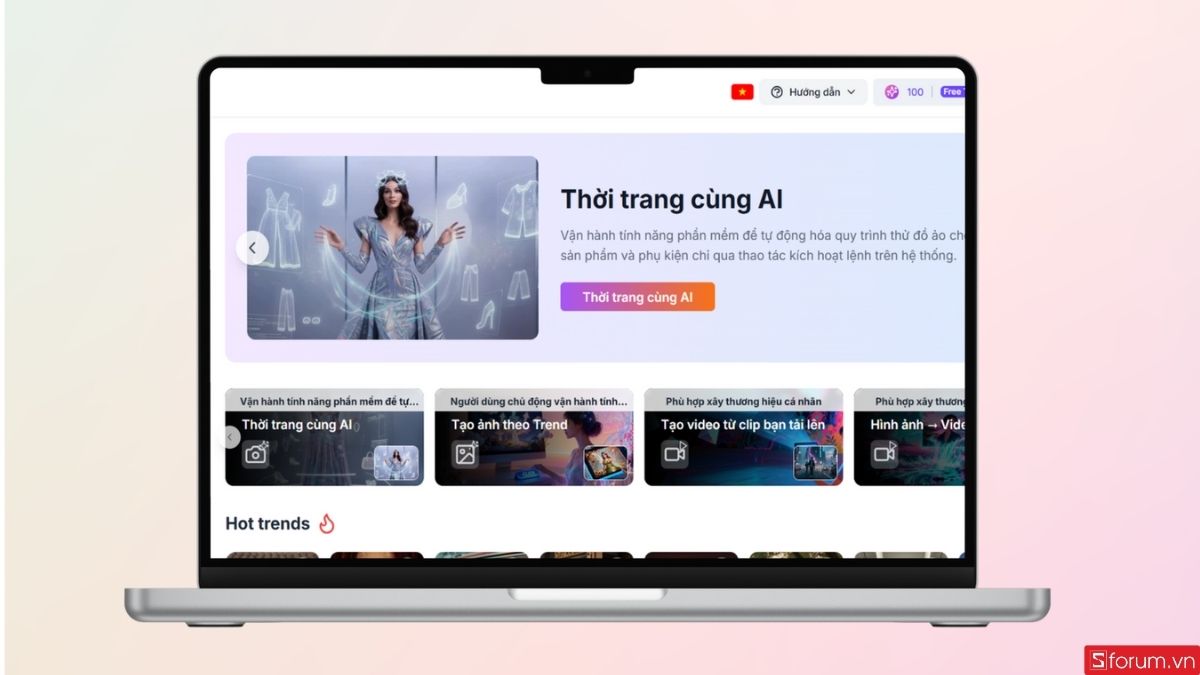 Giao diện chính của Autovis