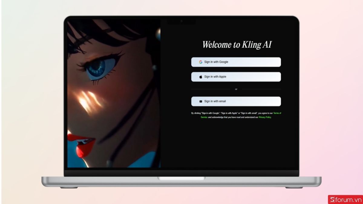 Đăng nhập vào Kling AI