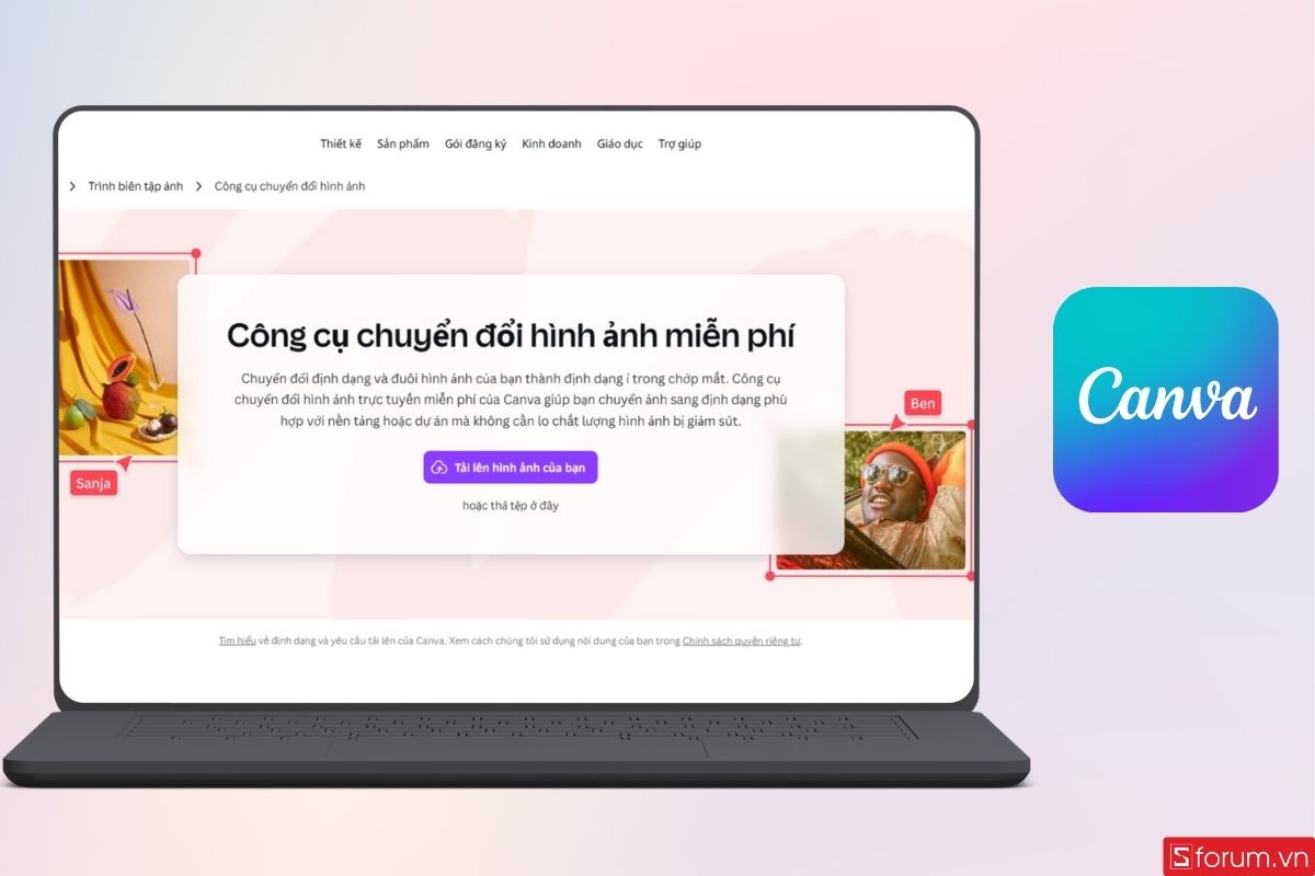 Canva cung cấp công cụ chuyển đổi hình ảnh miễn phí