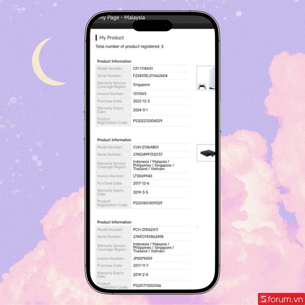 Kiểm tra thời hạn bảo hành của từng sản phẩm