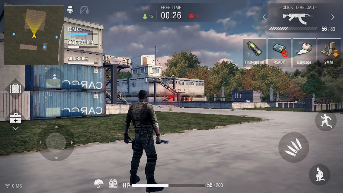 Free Fire có tốc độ chiến đấu nhanh