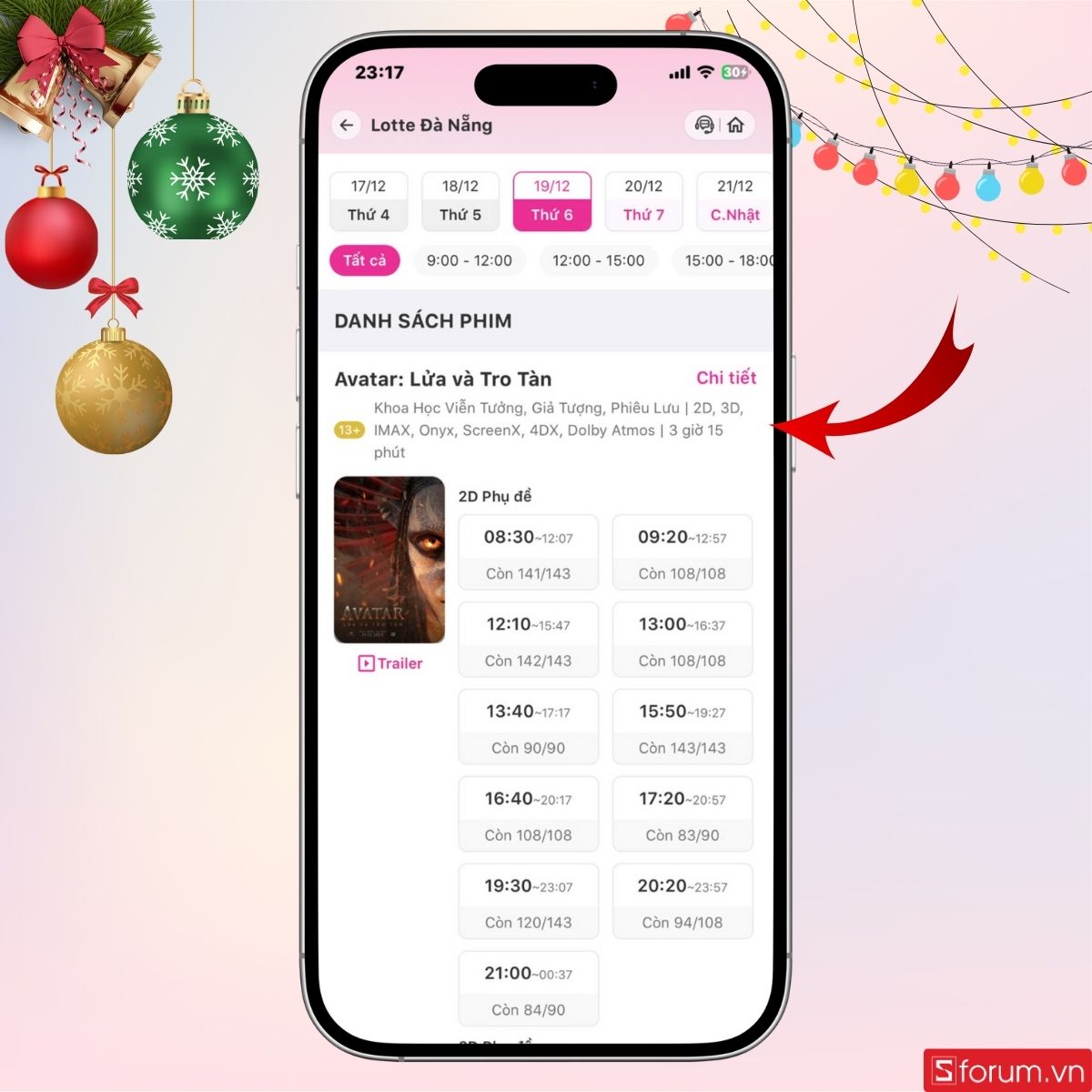 Chọn phim Avatar: Lửa và Tro Tàn