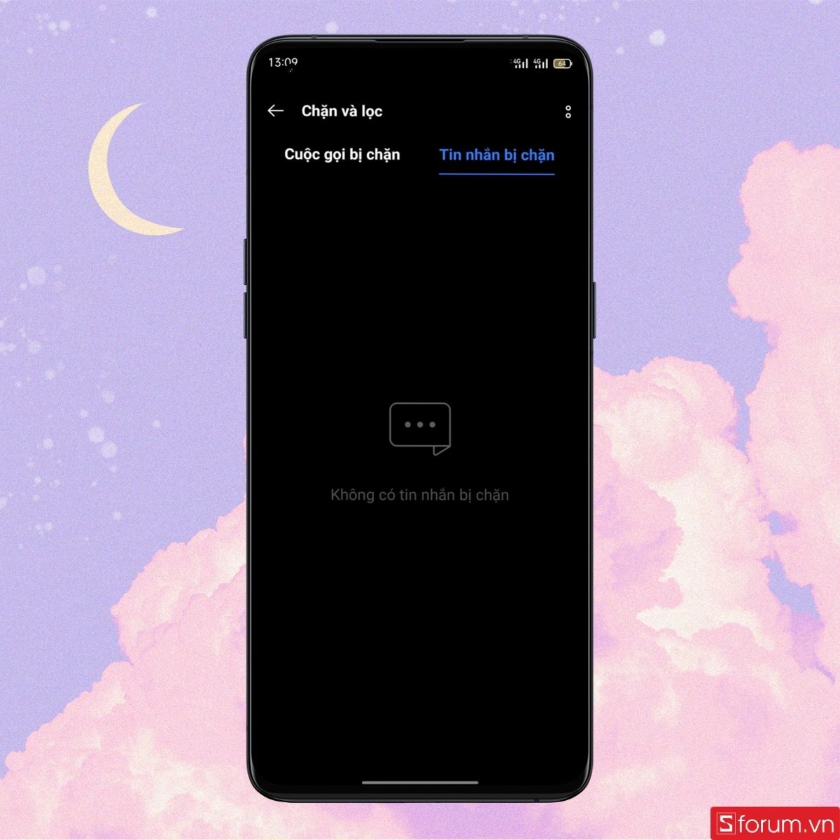 Giao diện xem tin nhắc rác