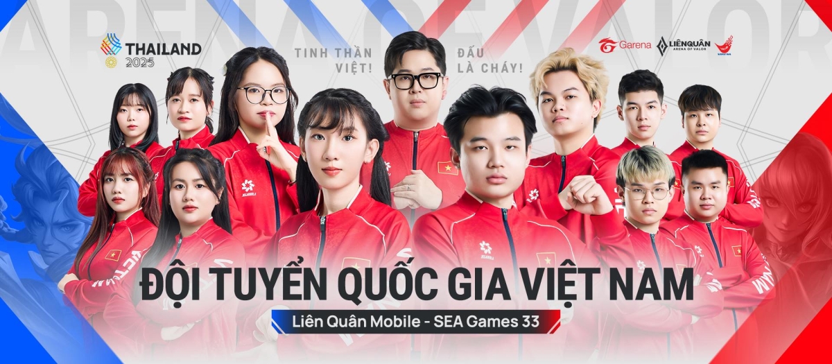 Bộ môn Liên Quân Mobile đồng đội nam và nữ đều giành HCV tại SEA Games 33