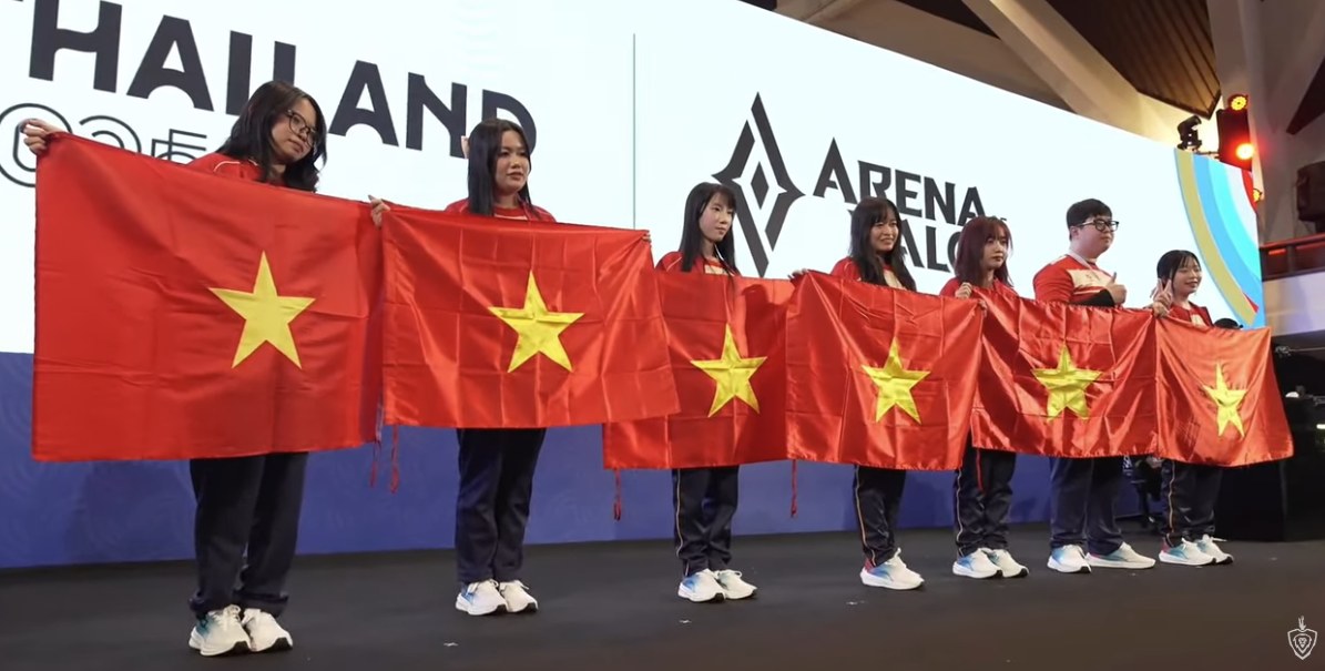 Đội tuyển nữ Liên Quân Mobile Việt Nam giành HCV Sea Games 33 Đội tuyển nữ Liên Quân Mobile Việt Nam giành HCV Sea Games 33