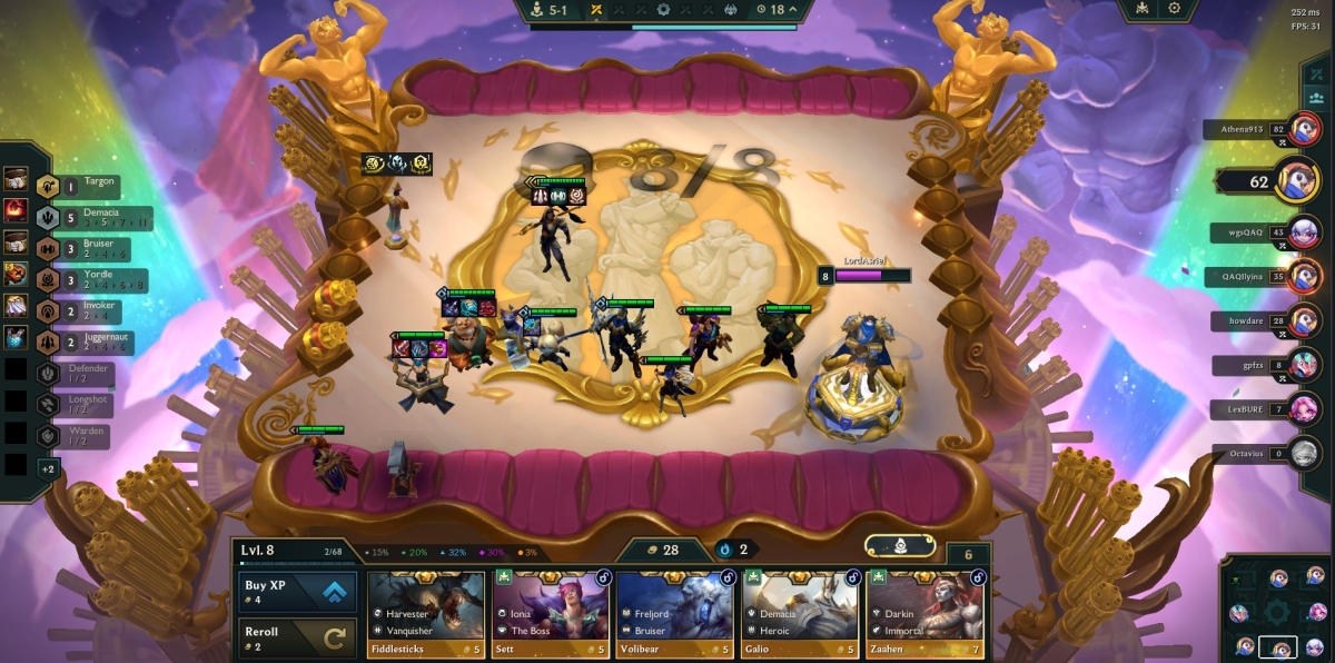 Đánh giá phiên bản ĐTCL 16.8