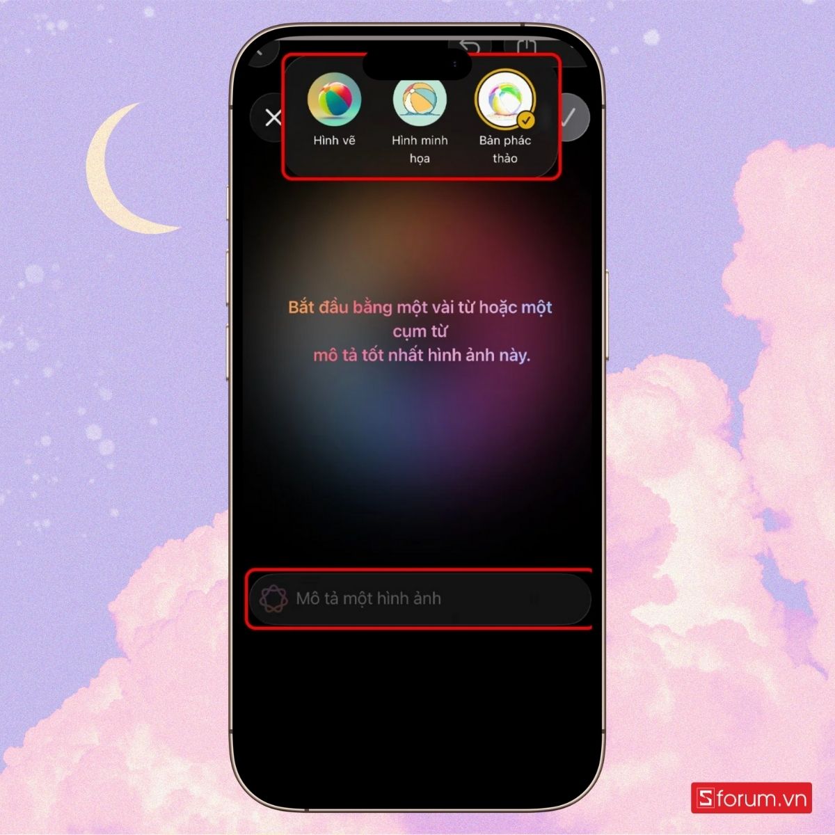 Chọn phong cách tạo hình ảnh khi dùng đũa phép hình ảnh
