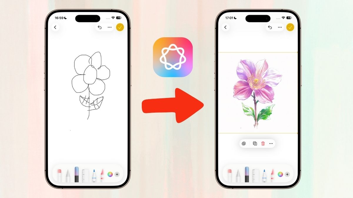 Hướng dẫn dùng đũa phép hình ảnh với Apple Intelligence Hướng dẫn dùng đũa phép hình ảnh với Apple Intelligence
