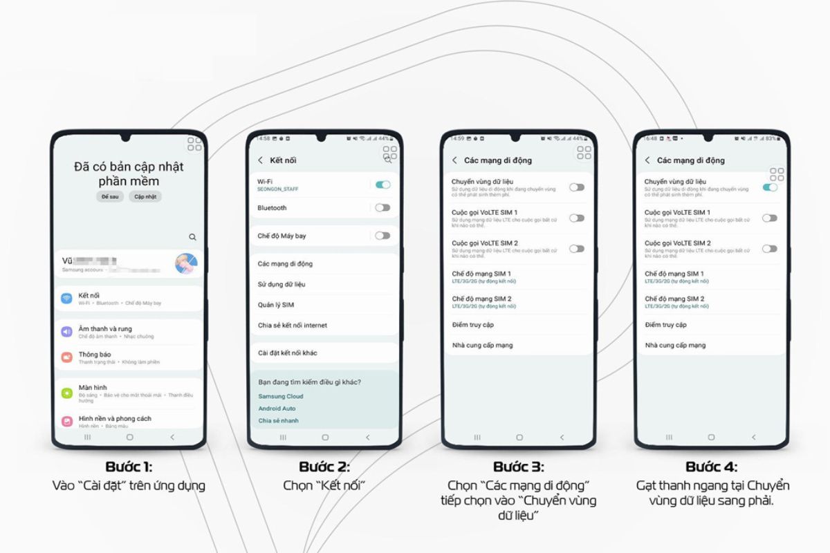 Chuyển đổi dữ liệu trên điện thoại Ảndroid