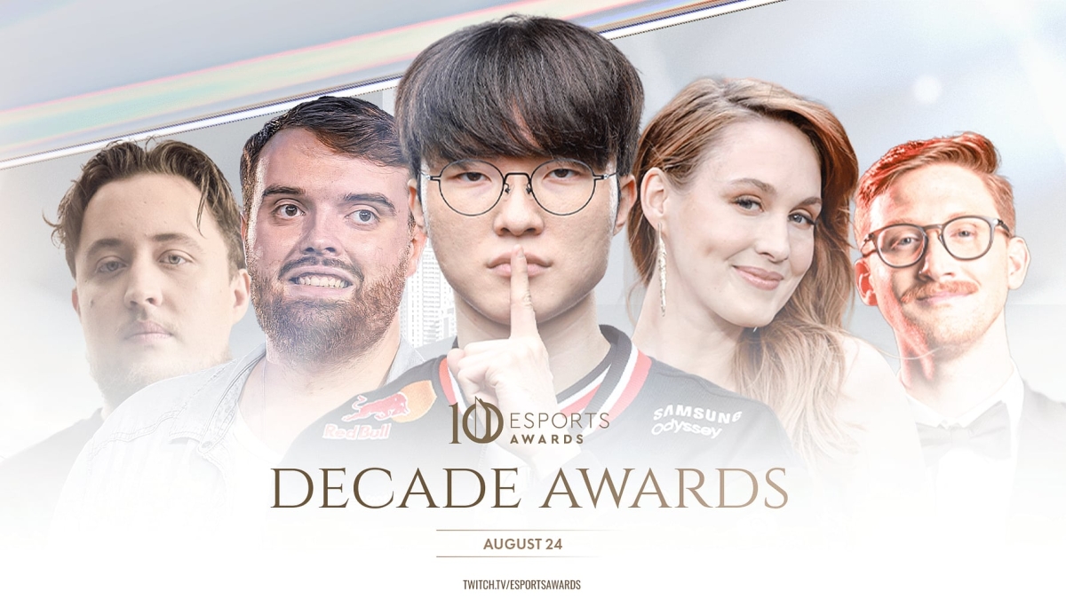 Esports Awards 2025 công bố danh sách vinh danh các tượng đài Esports trong thập kỷ qua