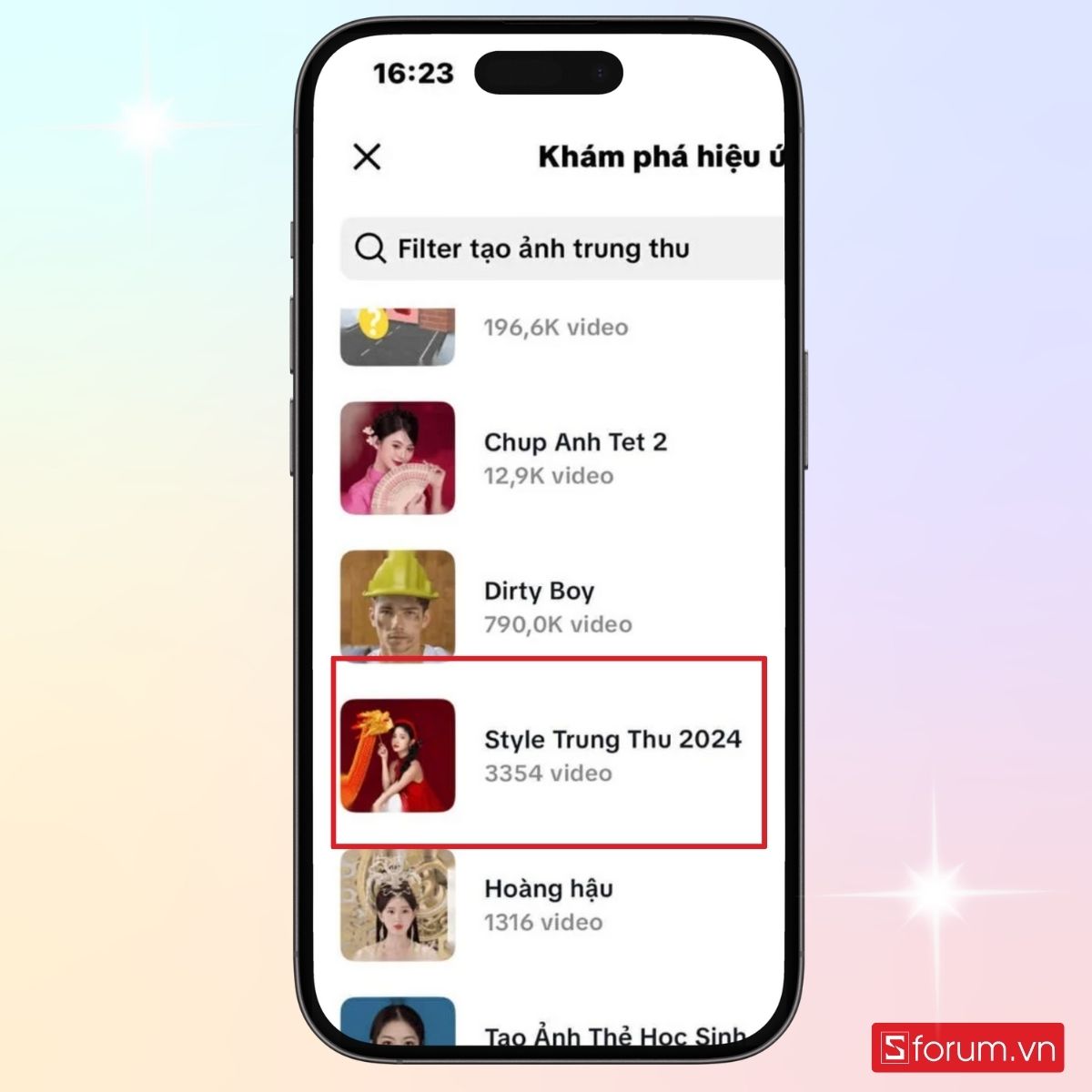 Filter Style Trung Thu 2024 