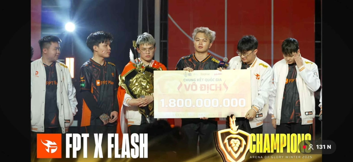 Giải quán quân DTDV trị giá 1 tỷ 8 VND